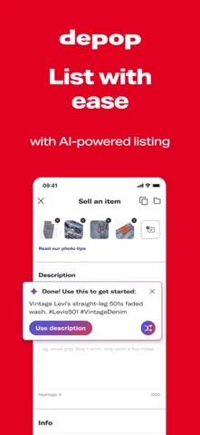Depop - Buy & Sell Clothes Apple App Store 官方截图 3