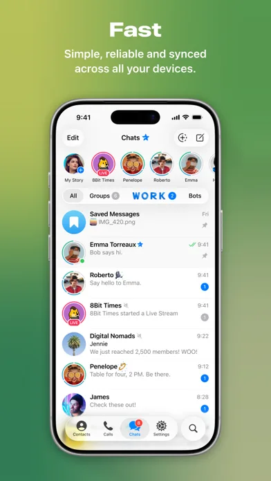 Telegram Apple App Store 官方截图 1