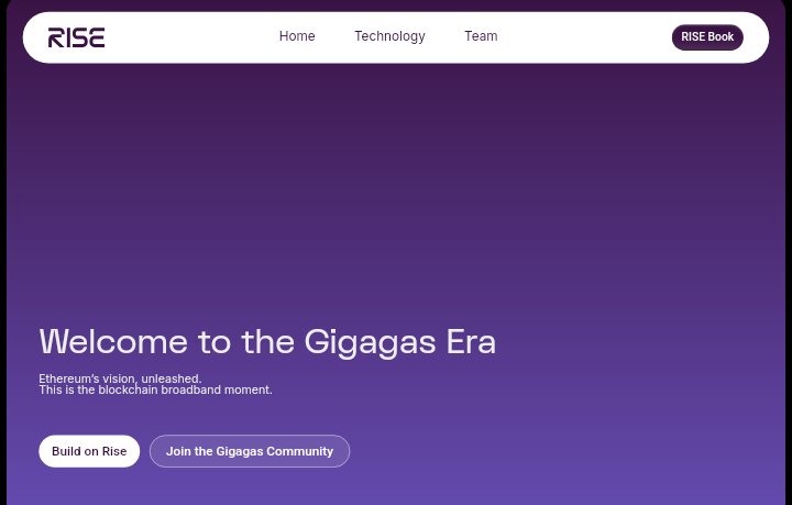 Rise链：实现千兆Gas吞吐量的高性能Web2级L2区块链解决方案