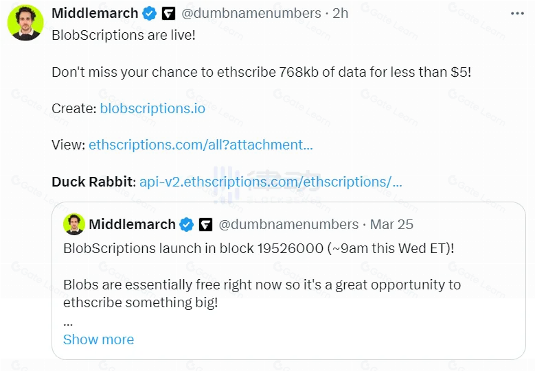 以太铭文新玩法解析：Blobscriptions是什么及其工作原理