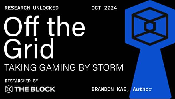 Off the Grid: 区块链如何成为连接主流游戏的关键桥梁
