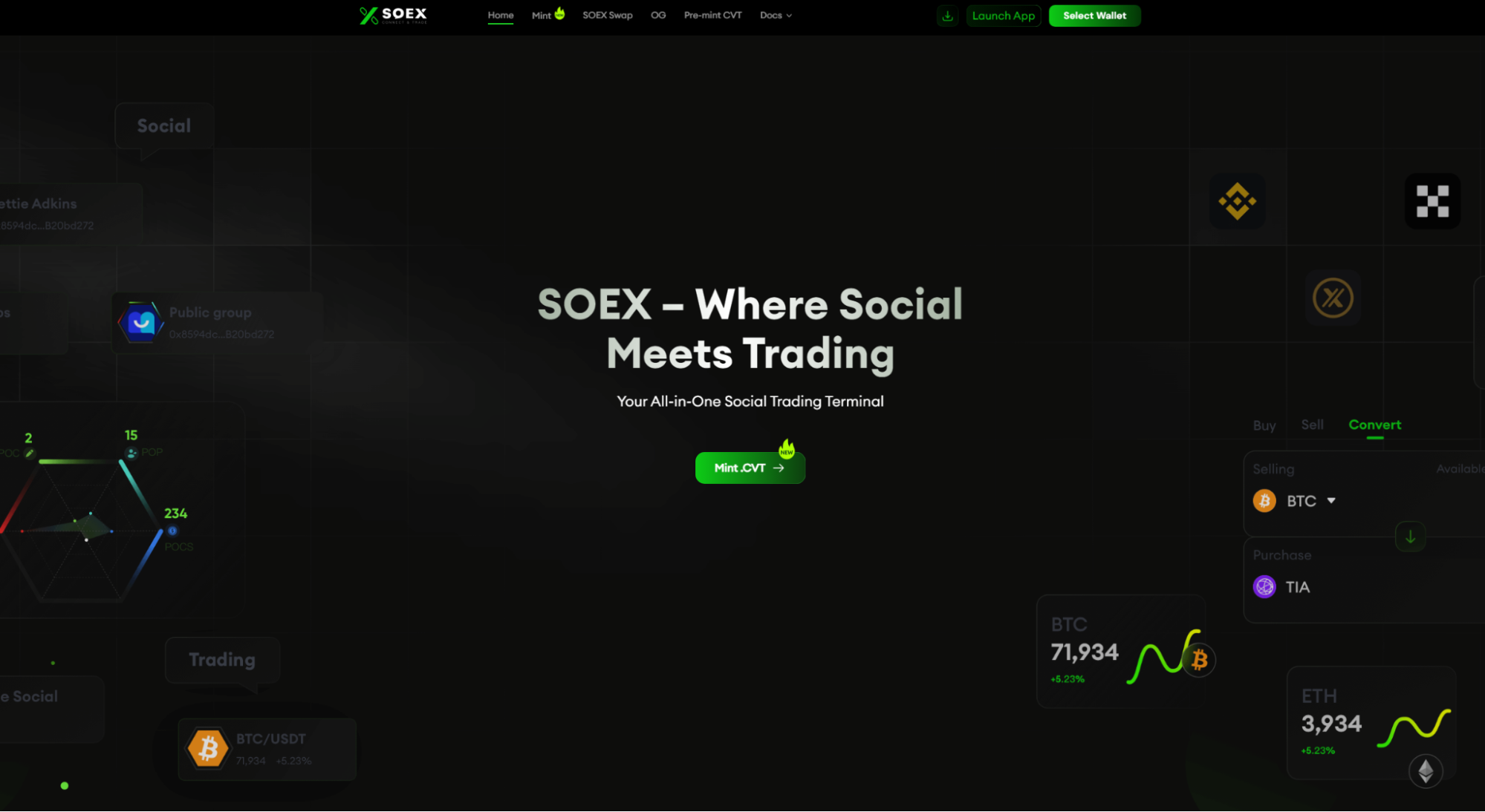 SOEX：Web3交易终端与可持续创收的链上社交网络平台