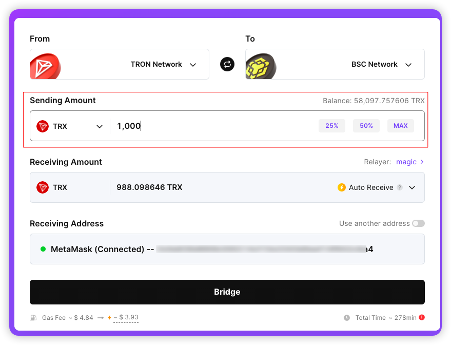BTTC跨链全流程详解 从入门到精通