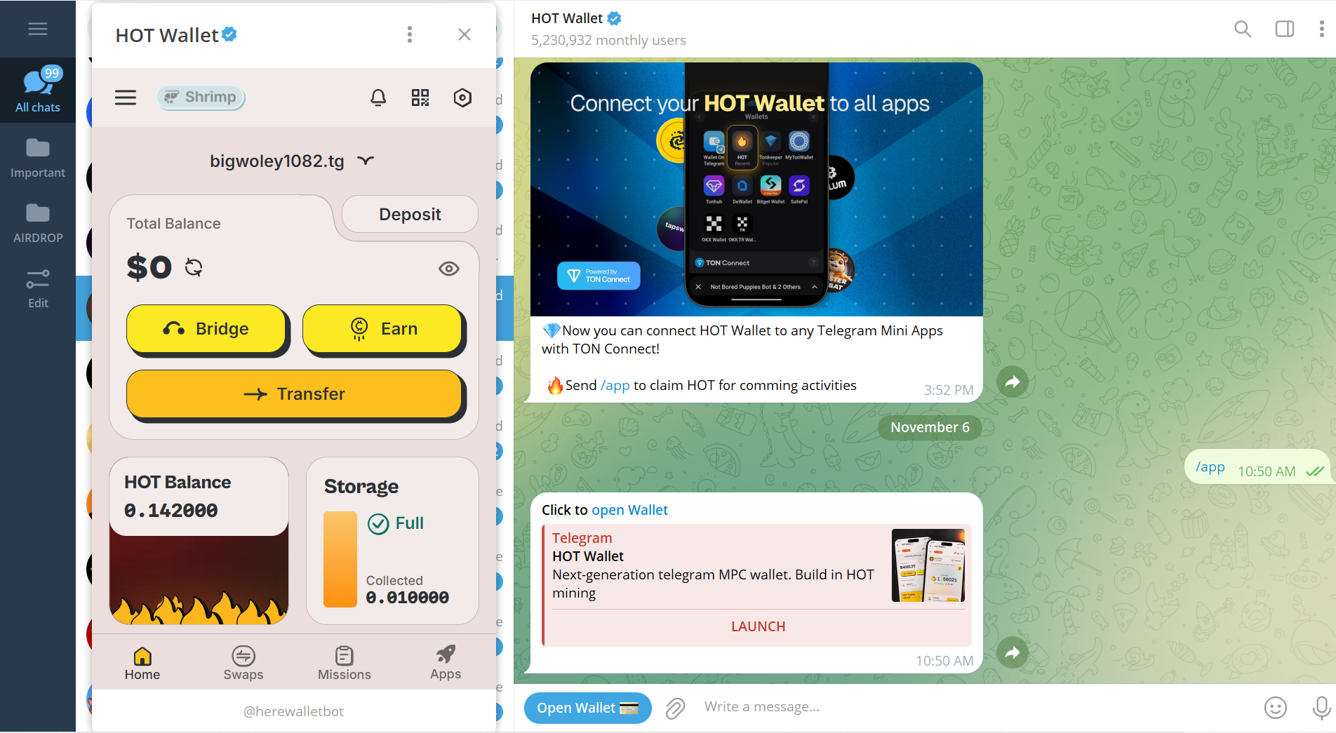 Telegram HOT Wallet功能解析及使用指南
