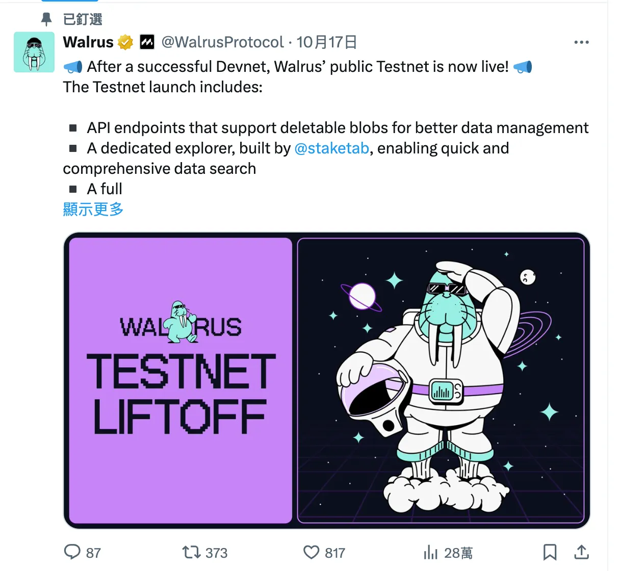 Sui区块链Walrus技术解析：下一代去中心化多媒体存储解决方案