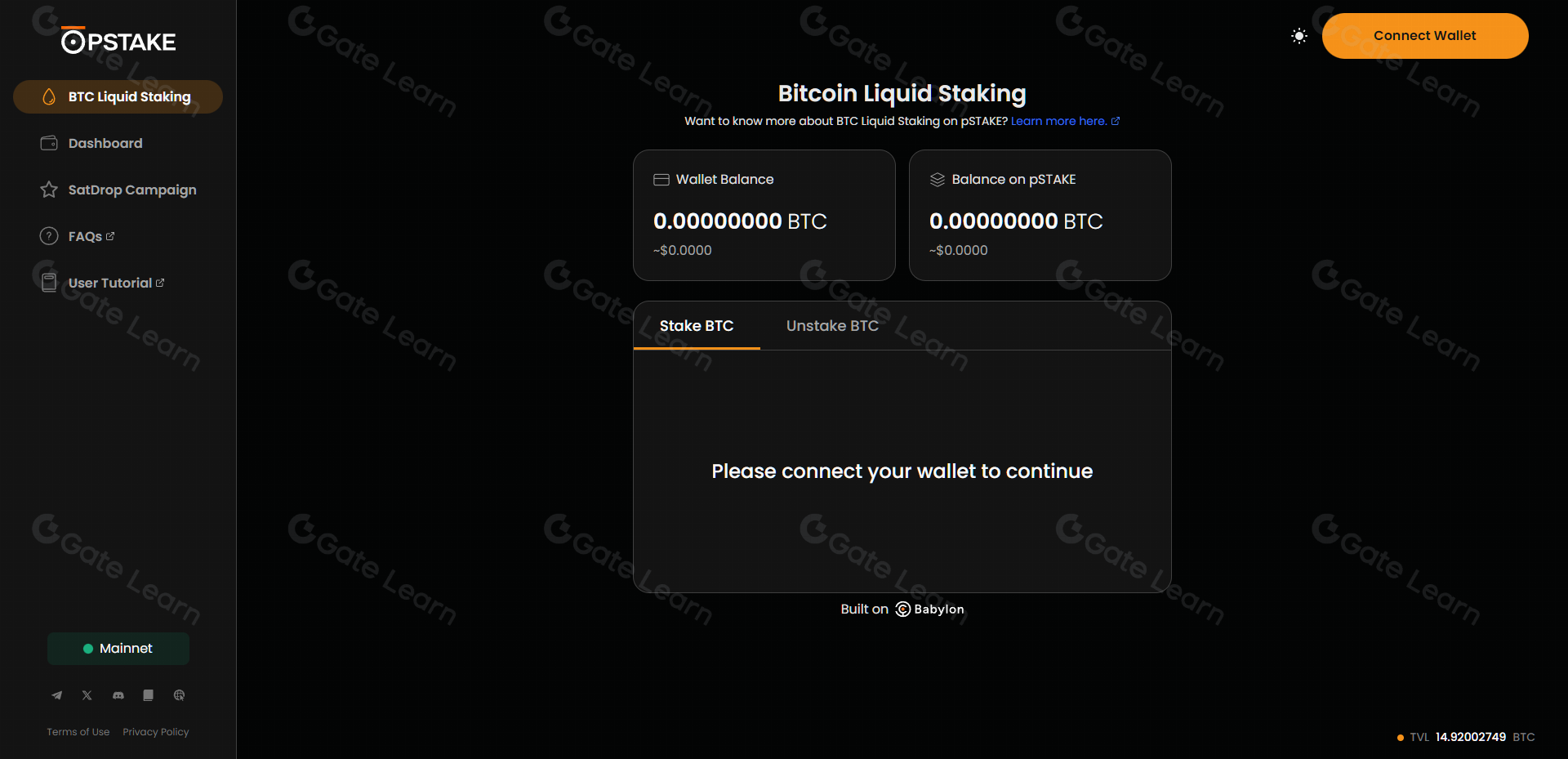 BTCfi 比特币链上的 DeFi 协议 pSTAKE Finance 全面解析