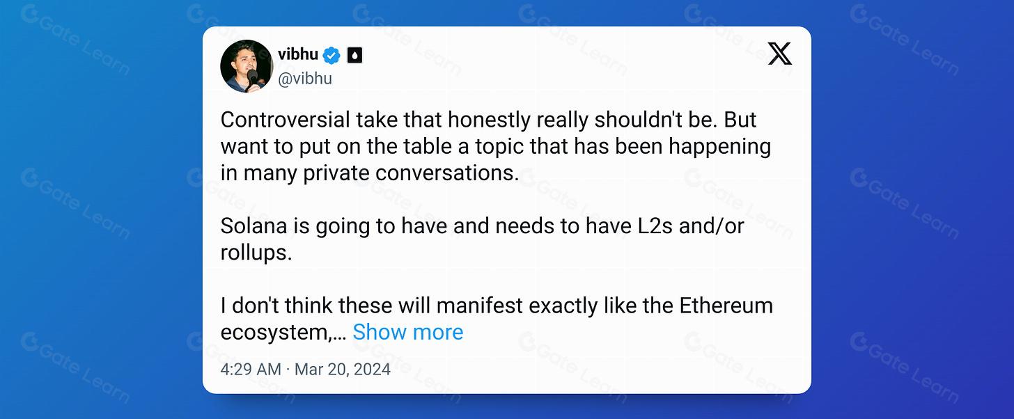 Does Solana Need L2 Solutions and Appchains for Scaling?