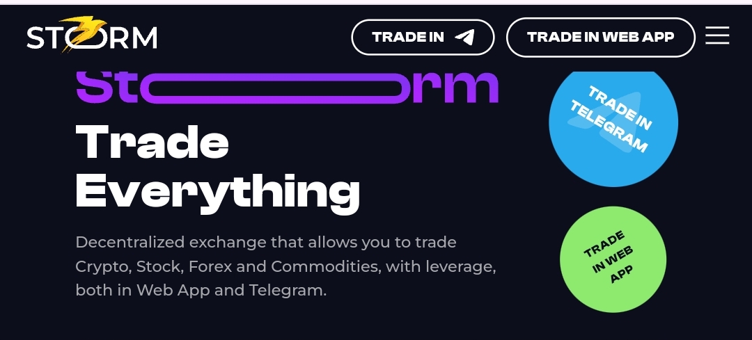 Storm Trade：TON 区块链上首个支持杠杆交易的SocialFi去中心化交易所