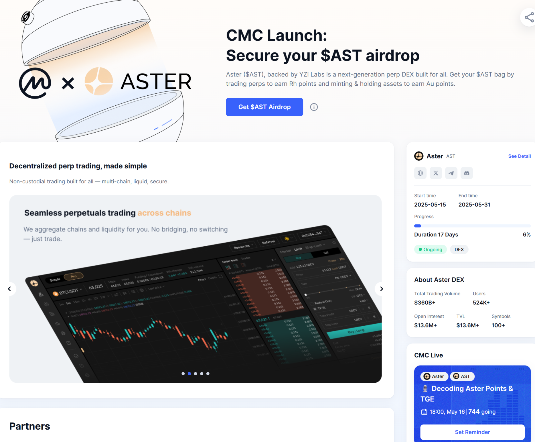 CMC 推出 Launch 平台拓展生态边界 能否成为下一个 Galxe