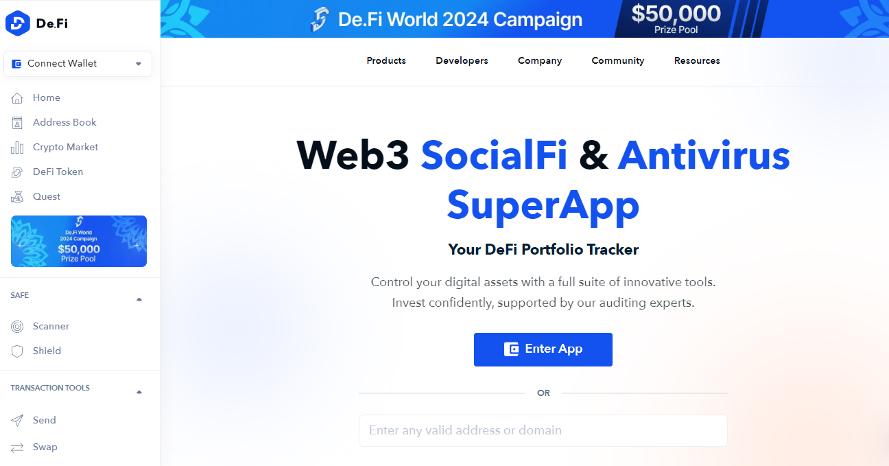 De.Fi 是什么？探索 DeFi 投资组合追踪与加密钱包安全工具