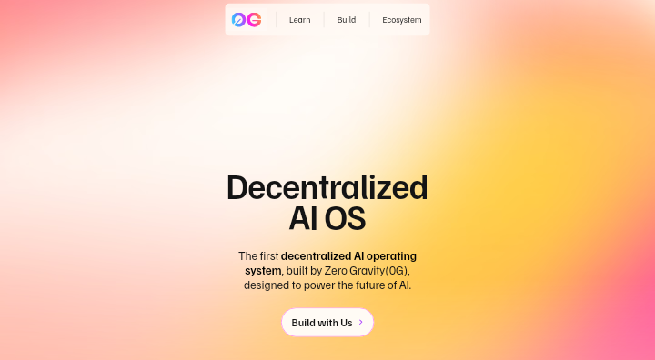 0G Labs推出模块化AI操作系统 实现去中心化人工智能