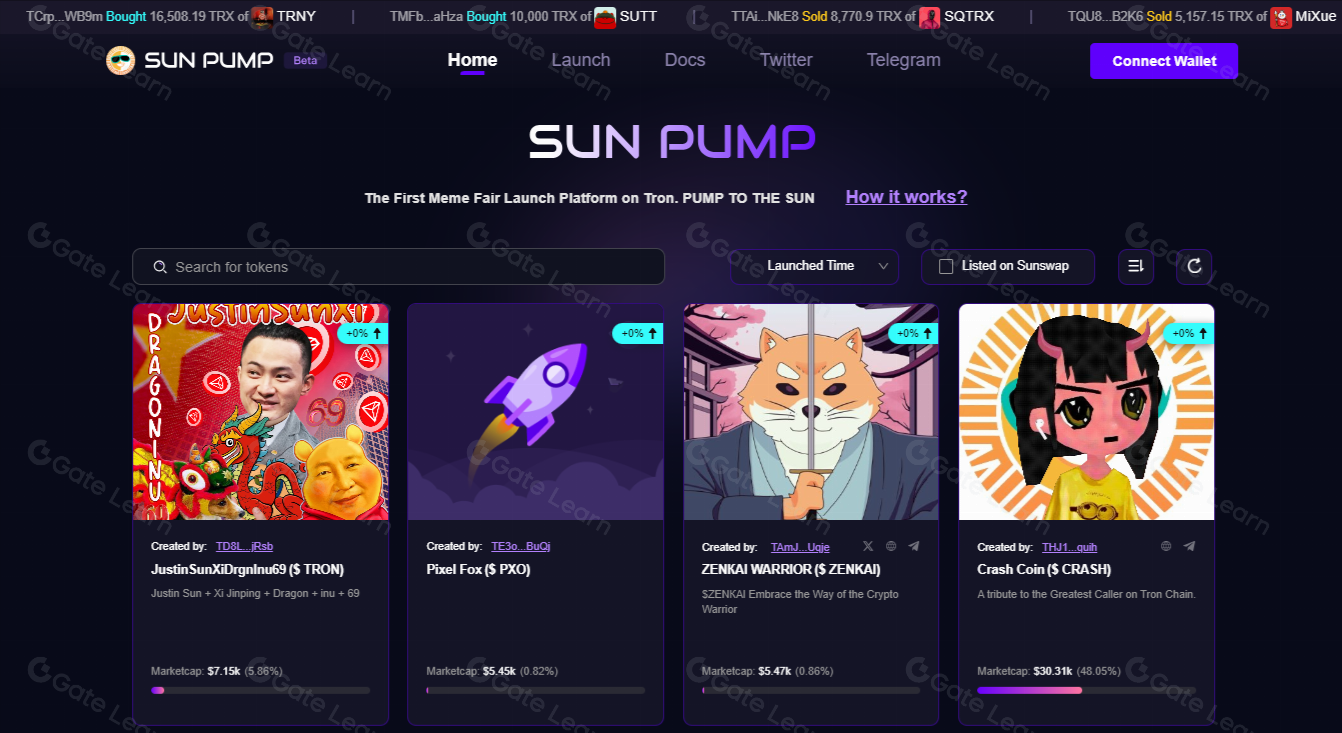 SunPump全面解析 Tron区块链首个迷因币启动平台指南